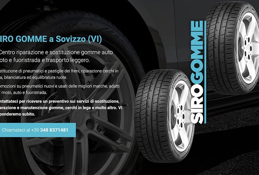 Sito Web Siro Gomme Sovizzo