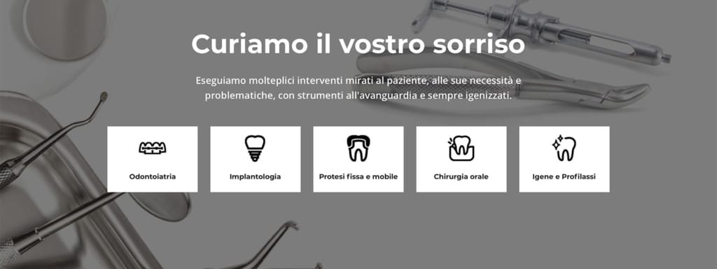 Sito Web Studio Dentistico Trevisan