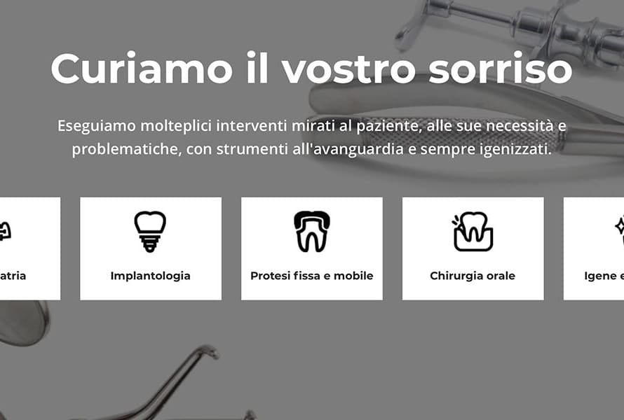 Sito Web Studio Dentistico Trevisan