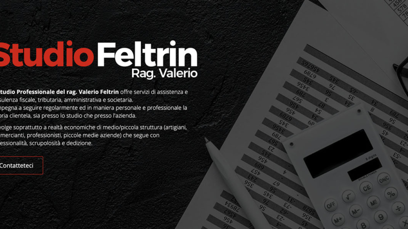 Sito Web Studio Feltrin Rag. Valerio
