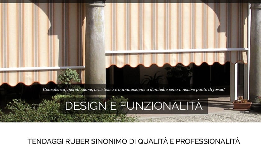 Sito Web Tendaggi Ruber Srl