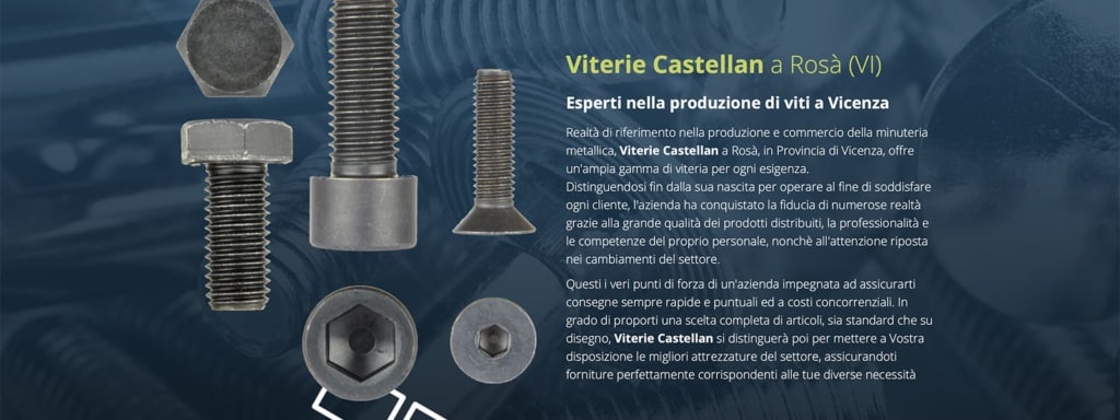 Sito Web Viterie Castellan Srl