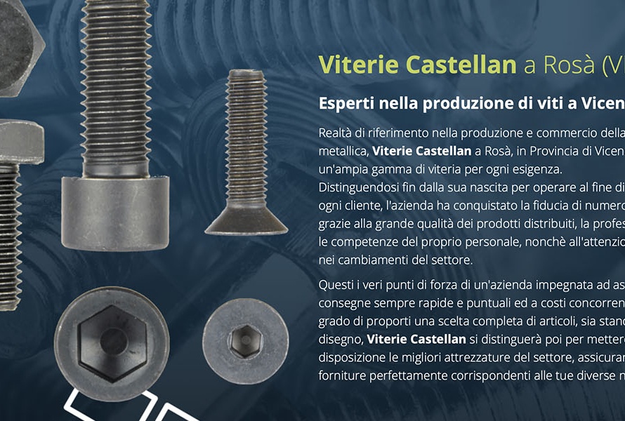 Sito Web Viterie Castellan Srl