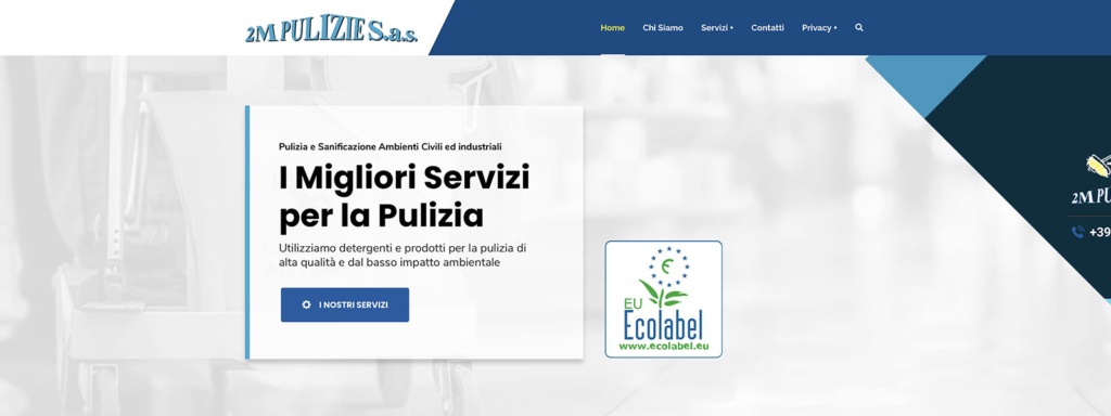 Sito Web 2M Pulizie