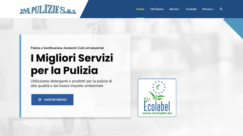 Sito Web 2M Pulizie