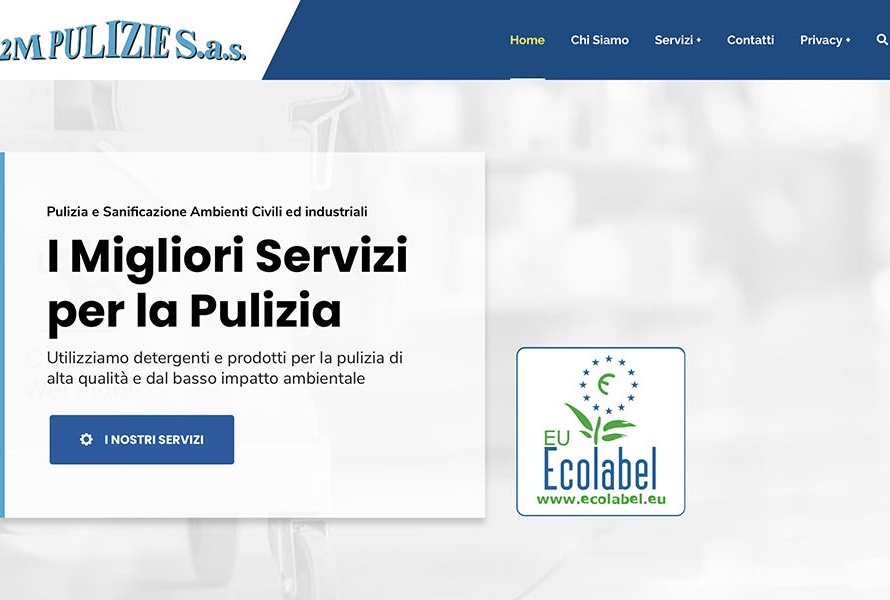 Sito Web 2M Pulizie