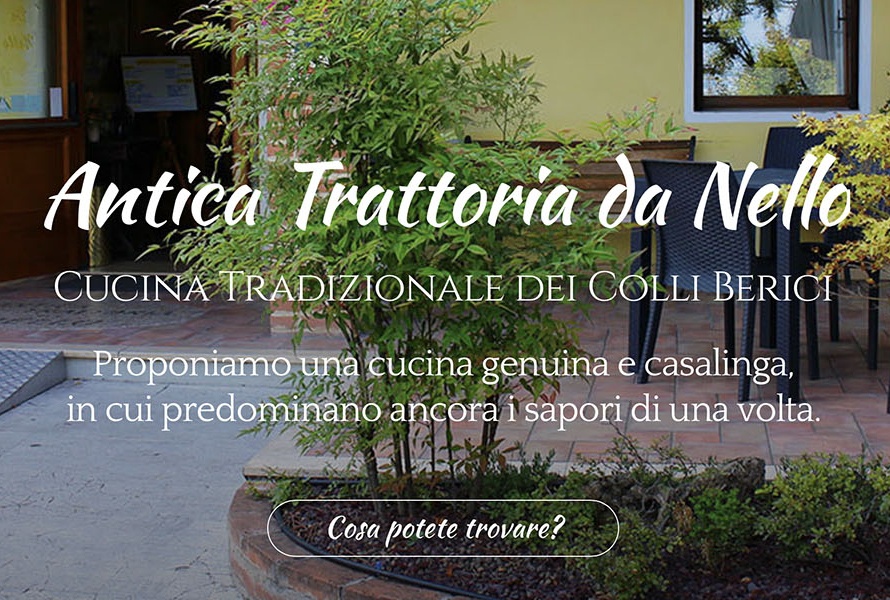 Sito Web Antica Trattoria Nello