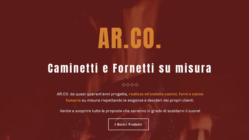 Sito Web Arco Caminetti