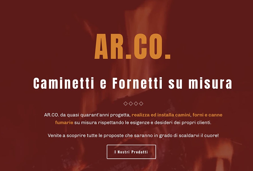 Sito Web Arco Caminetti