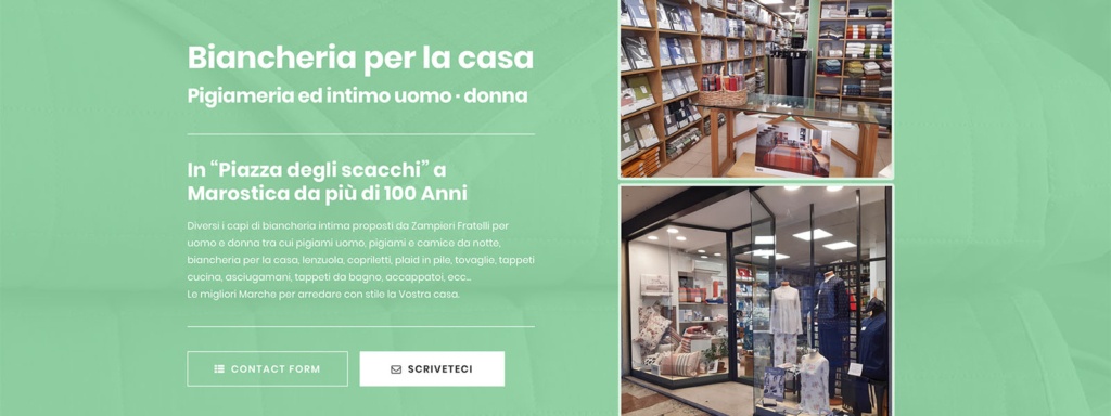 Sito Web Biancheria Zampieri