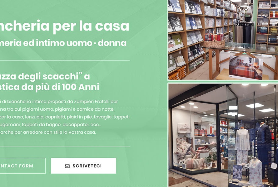 Sito Web Biancheria Zampieri