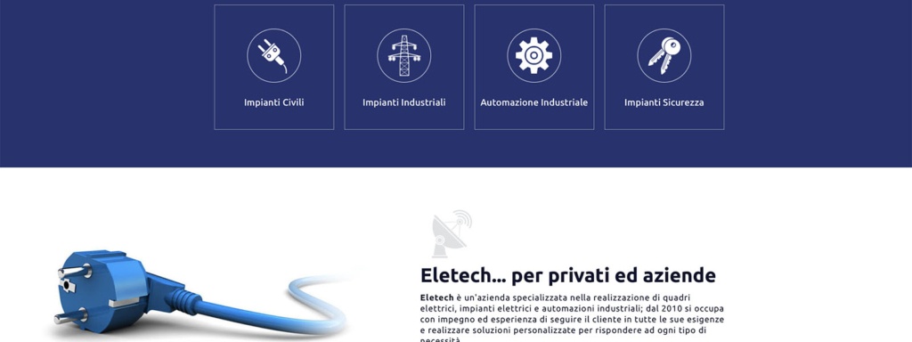 Sito Web Eletech Buzzaccaro