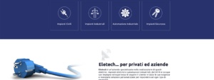 Realizzazioni Web 124 Sito Web Eletech Buzzaccaro