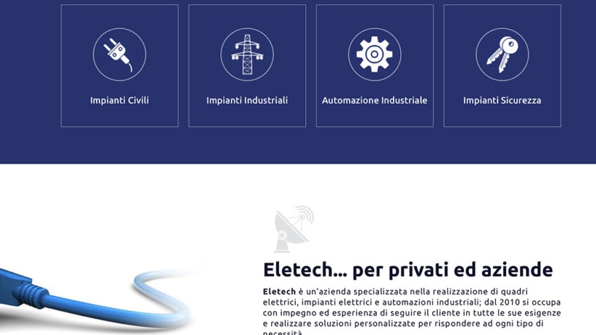 Eletech Buzzaccaro 1 Sito Web Eletech Buzzaccaro