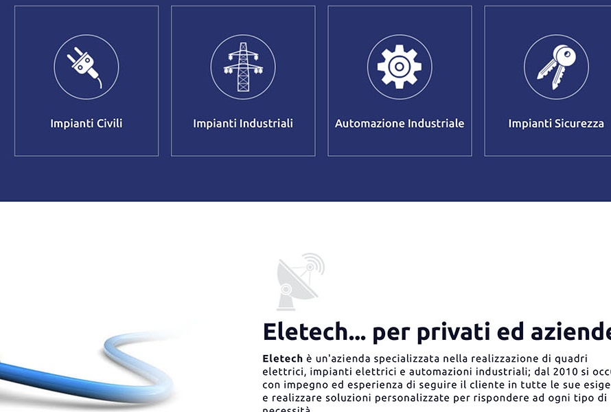 Sito Web Eletech Buzzaccaro