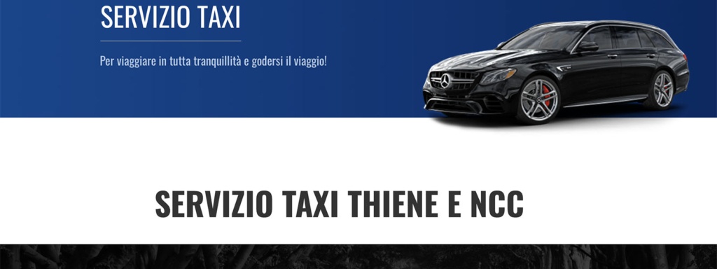 Sito Web NCC Taxi Thiene