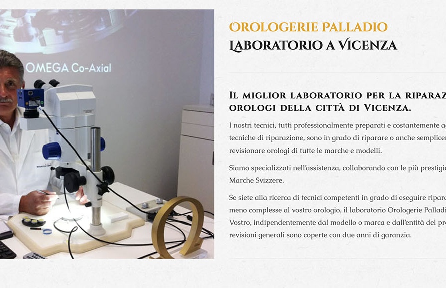 Sito Web Orologerie Palladio