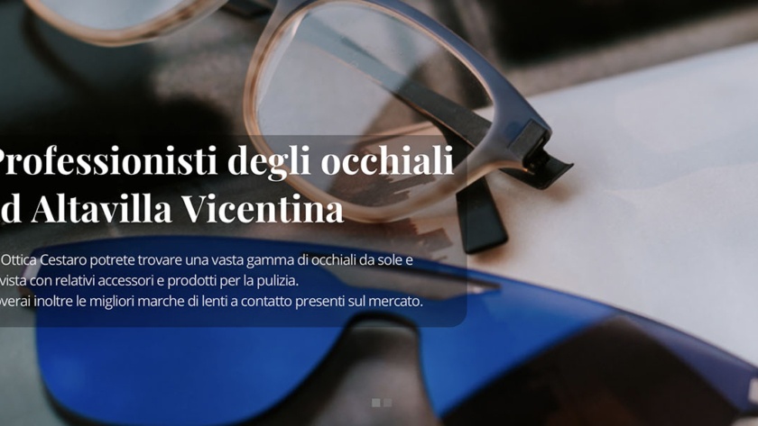 Sito Web Ottica Cestaro Massimo