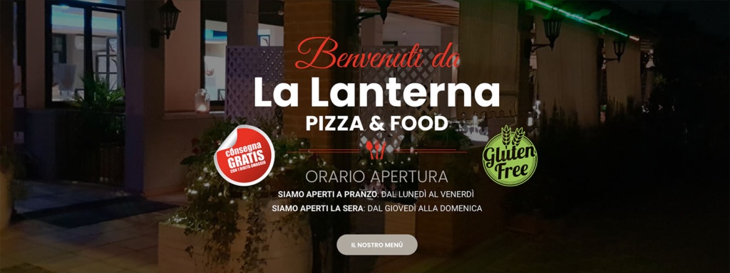 Sito Web Pizzeria La Lanterna