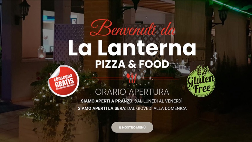 Sito Web Pizzeria La Lanterna