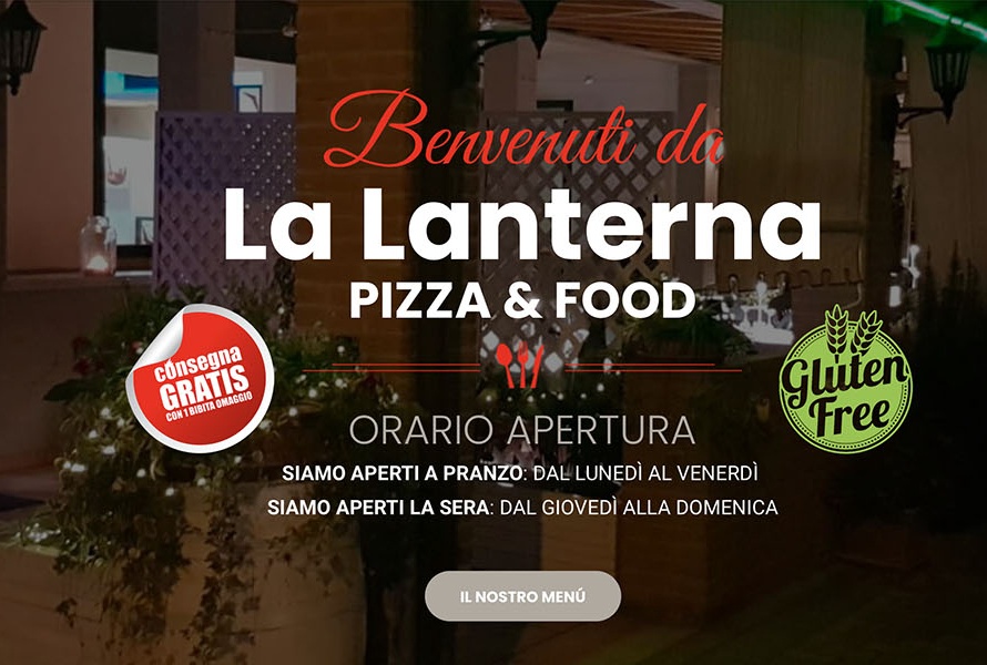 Sito Web Pizzeria La Lanterna