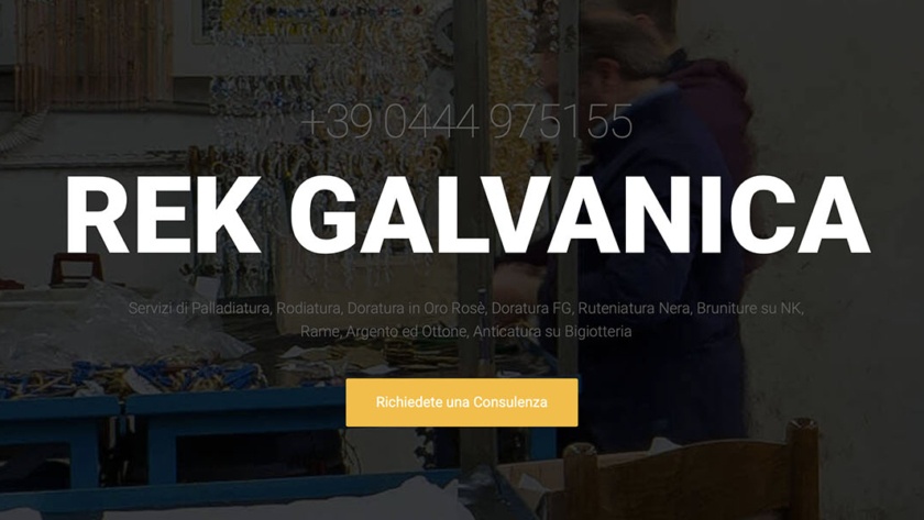 Sito Web Rek Galvanica Snc