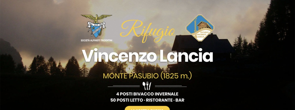 Sito Web Rifugio Vincenzo Lancia