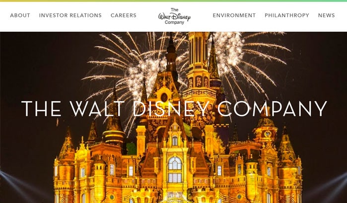 Walt Disney wordpress website