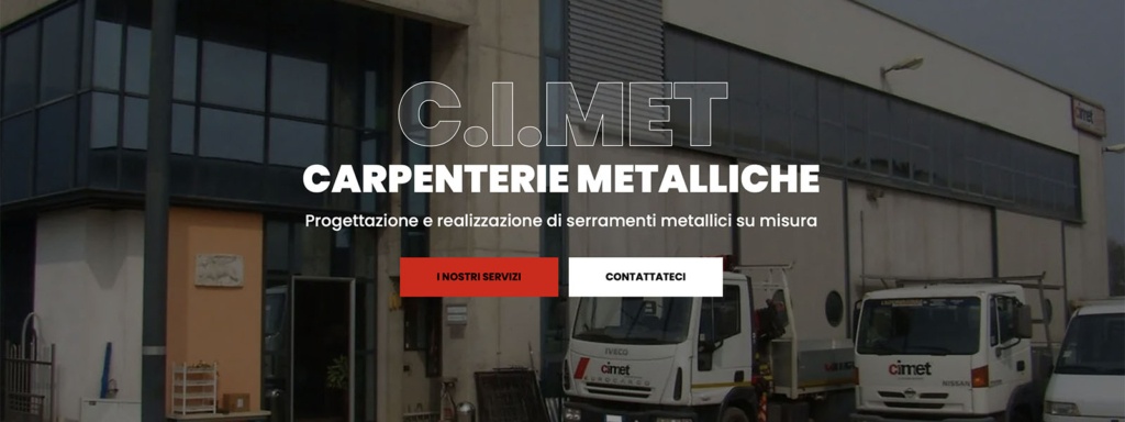 Sito Web Cimet Carpenterie Metalliche