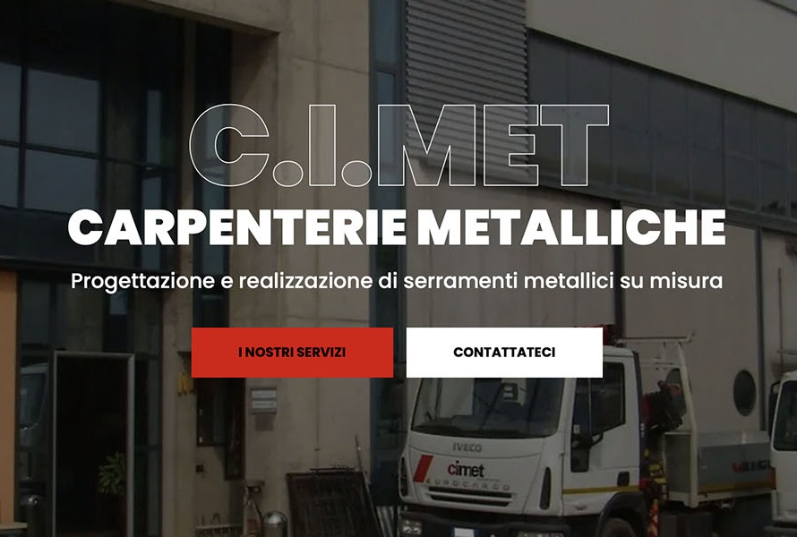 Sito Web Cimet Carpenterie Metalliche