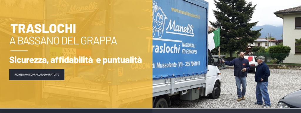 Sito Web Manelli Traslochi