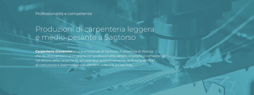 Sito Web Carpenteria Givannini