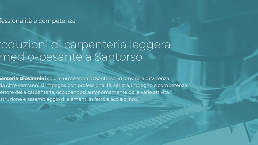 Sito Web Carpenteria Givannini