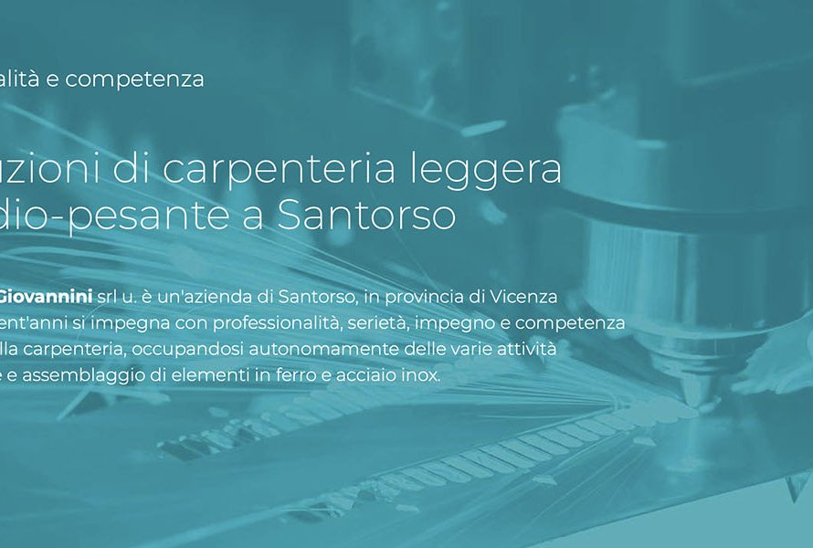 Sito Web Carpenteria Givannini