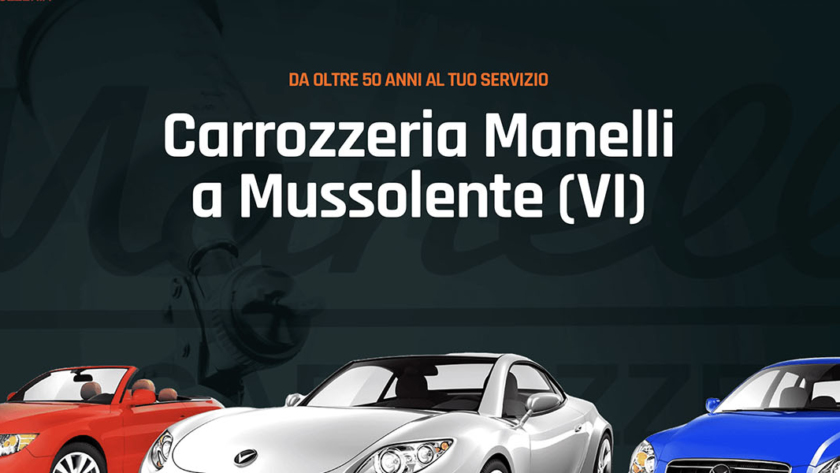 Sito Web Carrozzeria Manelli