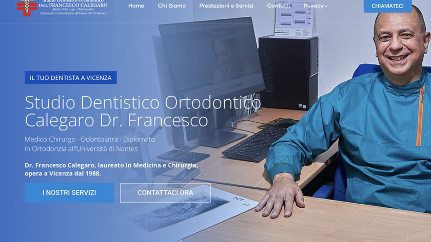 Sito Web Studio Dentistica Calegaro