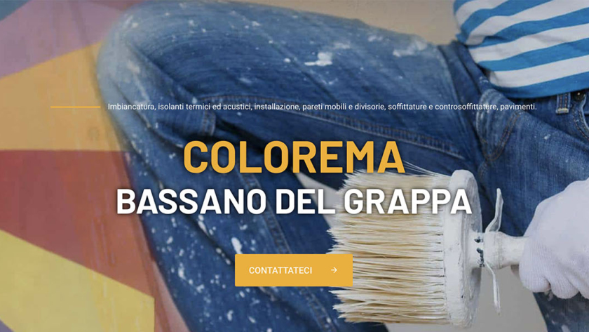 Sito Web Colorema Bassano