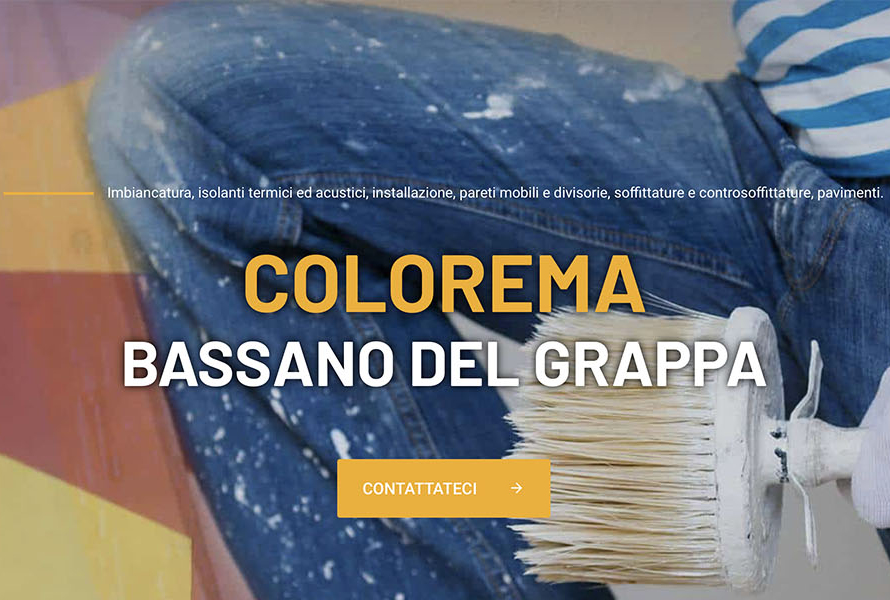 Sito Web Colorema Bassano