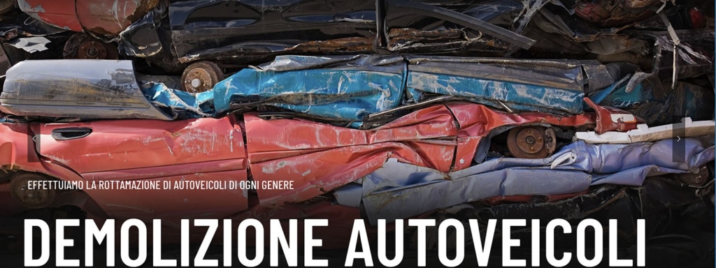 Sito Web Autodemolizione Luca