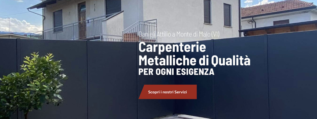 Sito Web Danieli Attilio Carpenterie Metalliche