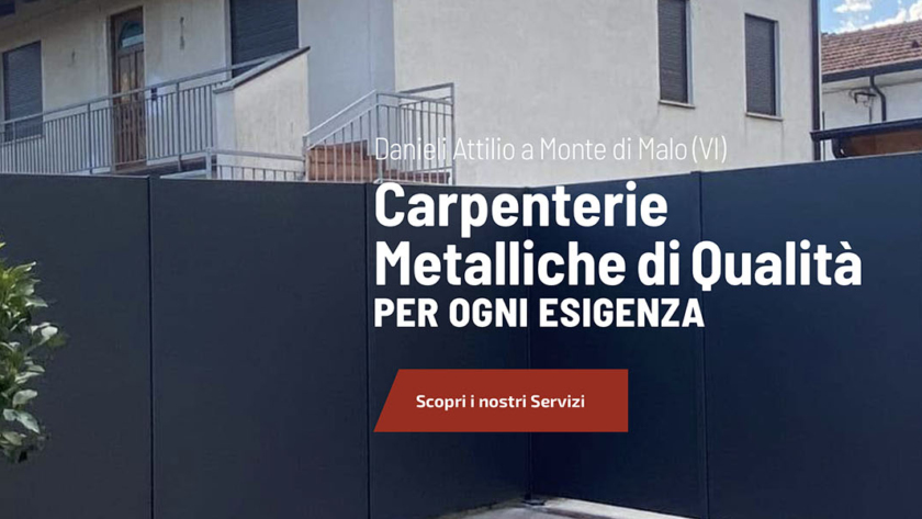 Carpenterie Metalliche Danieli 1 Sito Web Danieli Attilio Carpenterie Metalliche