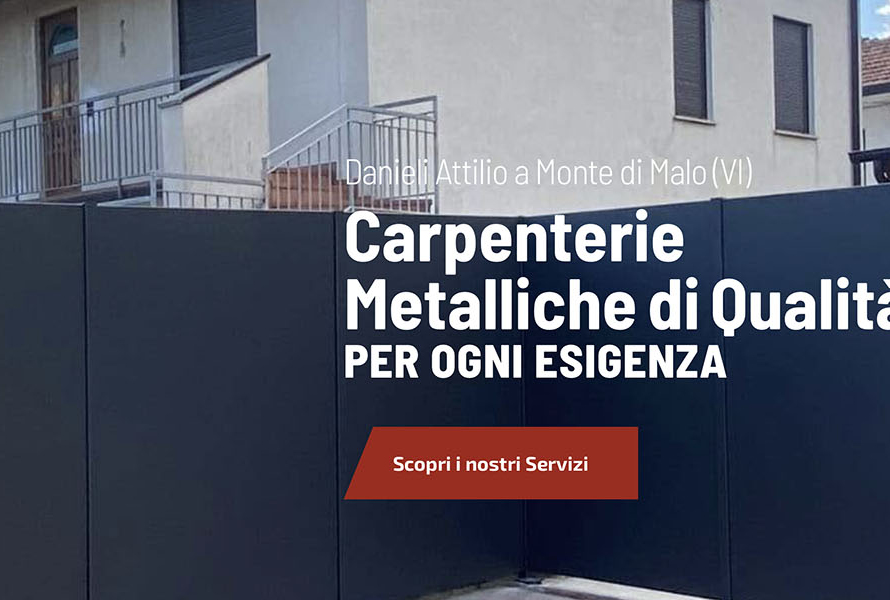 Sito Web Danieli Attilio Carpenterie Metalliche