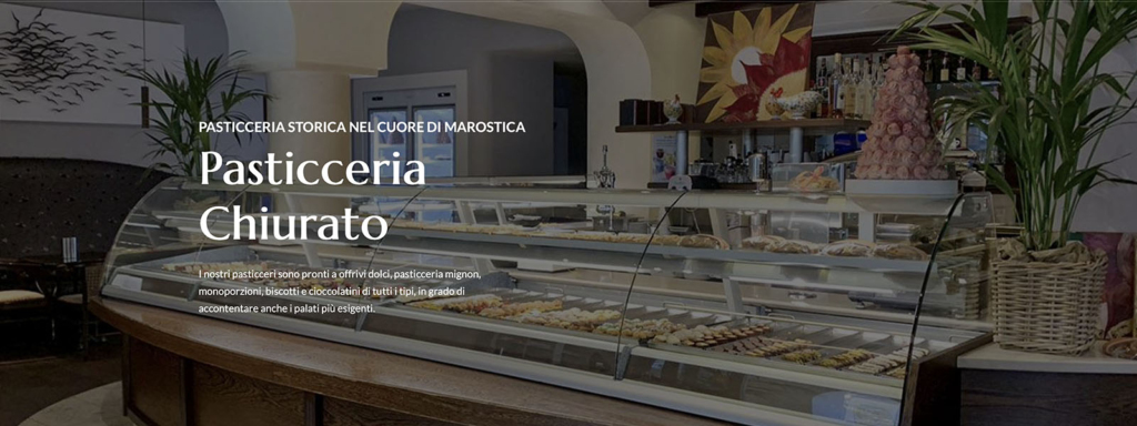 Sito Web Pasticceria Chiurato