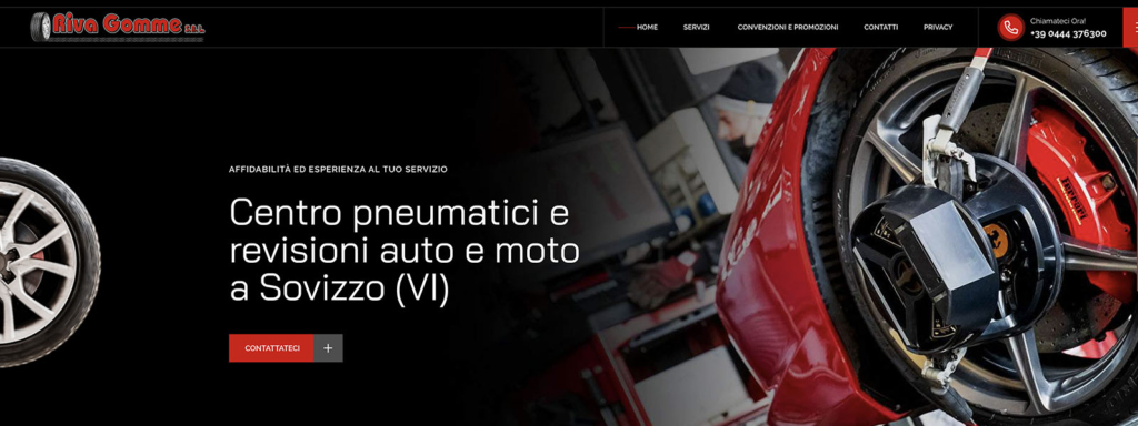 Sito Web Riva Gomme
