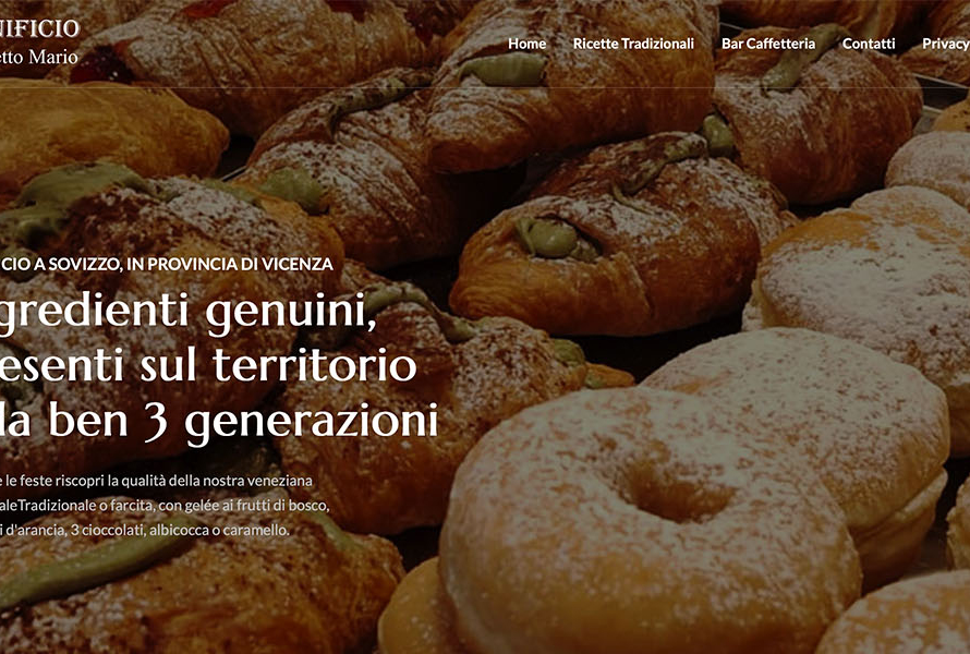Sito Web Panificio Righetto
